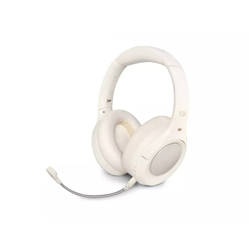 Muse M-295 ANCW Kabellose Over-Ear-Kopfhörer mit aktiver Geräuschunterdrückung, Weiß