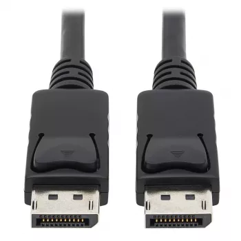 Tripp Lite Series DisplayPort-Kabel mit Verriegelungssteckern, 4K 60 Hz (M/M), Schwarz, 1,8 m
