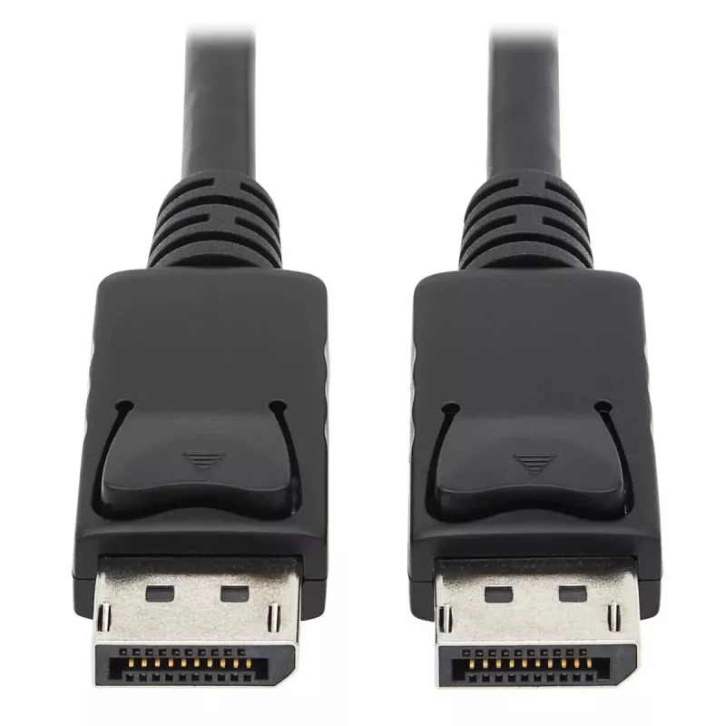 Tripp Lite Series DisplayPort-Kabel mit Verriegelungssteckern, 4K 60 Hz (M/M), Schwarz, 1,8 m