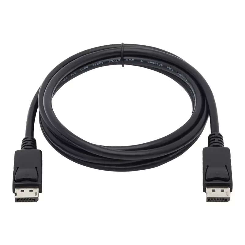 Tripp Lite Series DisplayPort-Kabel mit Verriegelungssteckern, 4K 60 Hz (M/M), Schwarz, 1,8 m