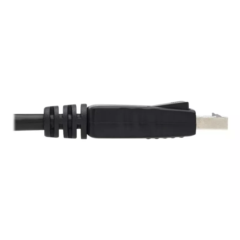 Tripp Lite Series DisplayPort-Kabel mit Verriegelungssteckern, 4K 60 Hz (M/M), Schwarz, 1,8 m