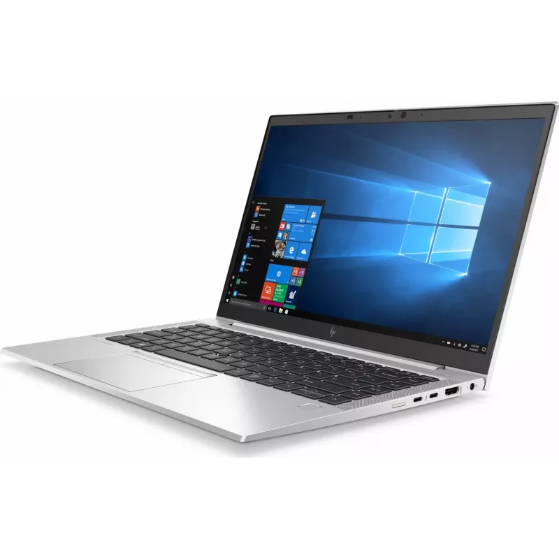 HP EliteBook 840 G7 Laptop, Intel Core i7-10610U, 16GB RAM, 512GB SSD, 14,0 inch FHD IPS, Pike Silver, Windows 10 Pro (generalüberholt)