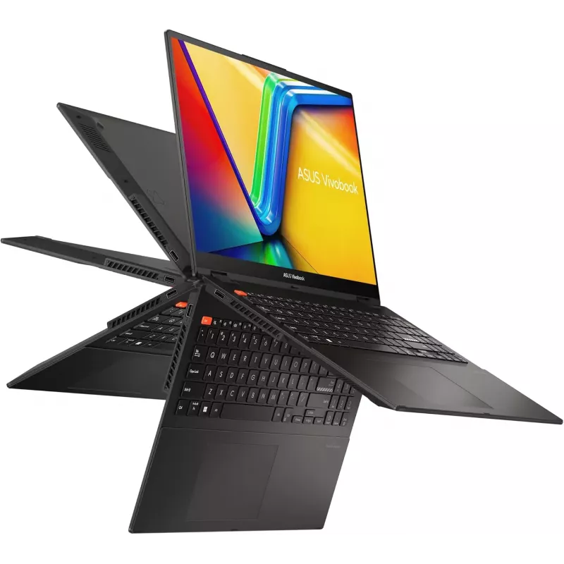 ASUS Vivobook S 16 Flip TN3604YA Laptop - AMD Ryzen 7 7730U, 16GB RAM, 512GB SSD, 16 inch WUXGA Touchscreen, Windows 11 Home, Cool Silver (generalüberholt)
