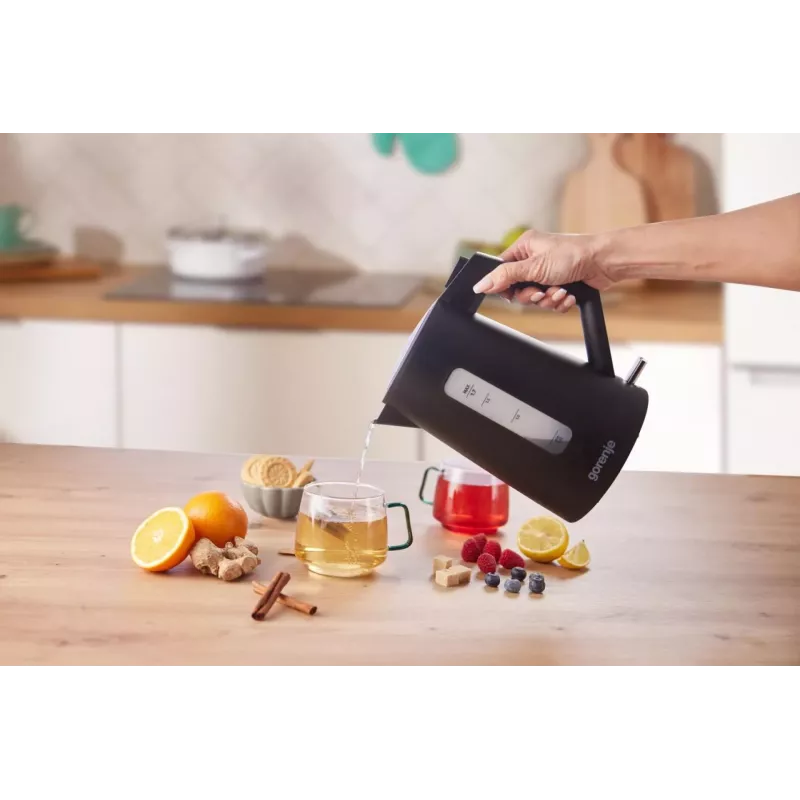 Gorenje K17OPB Wasserkocher 2200 W 1,7 L Kunststoff Schwarz 360° Drehfuß