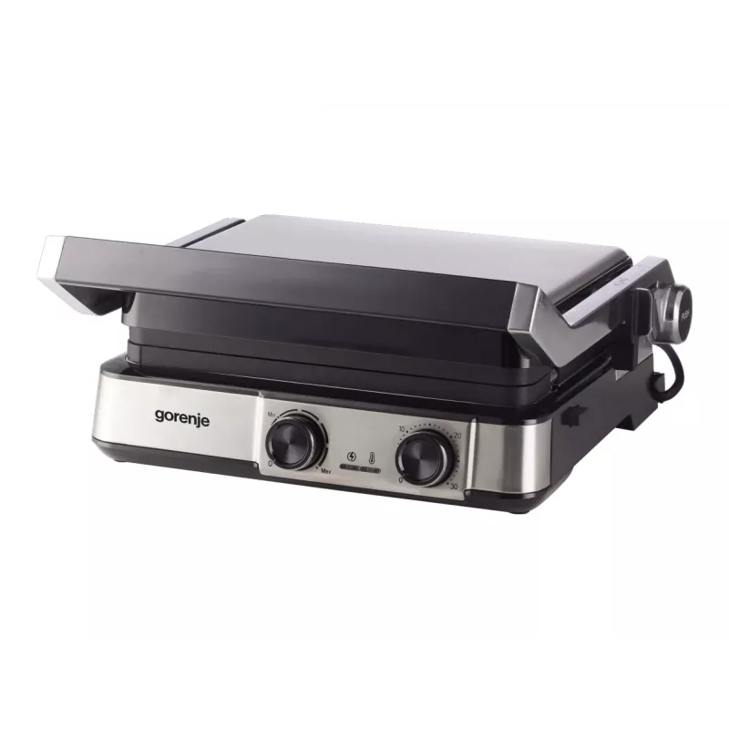Gorenje GCG2000MT Multifunktions-Elektrogrill, feste Platten, Schwarz, 2000 W