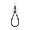 SBOX LANYARD BLACK USB-C auf USB-C Kabel 1,5m Schwarz