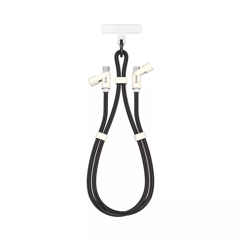 SBOX LANYARD BLACK USB-C auf USB-C Kabel 1,5m Schwarz