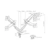 White Shark KHUFU-II GMS-3211 Dual Monitor Desktop Mount - Gas Spring, 17 inch-32 inch, 9kg per Arm, Black
