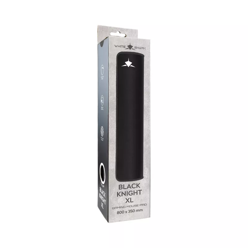 White Shark BLACK KNIGHT XL MP-2103 Gaming-Mauspad 800x350mm
