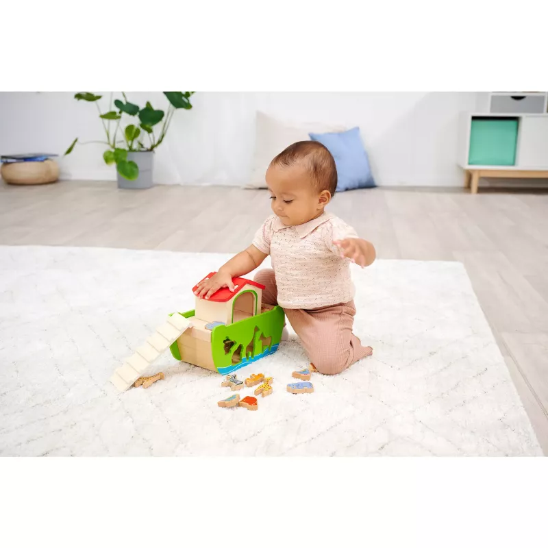 SIMBA-DICKIE Noah's Arche Holz-Steckspiel (21 Teile)