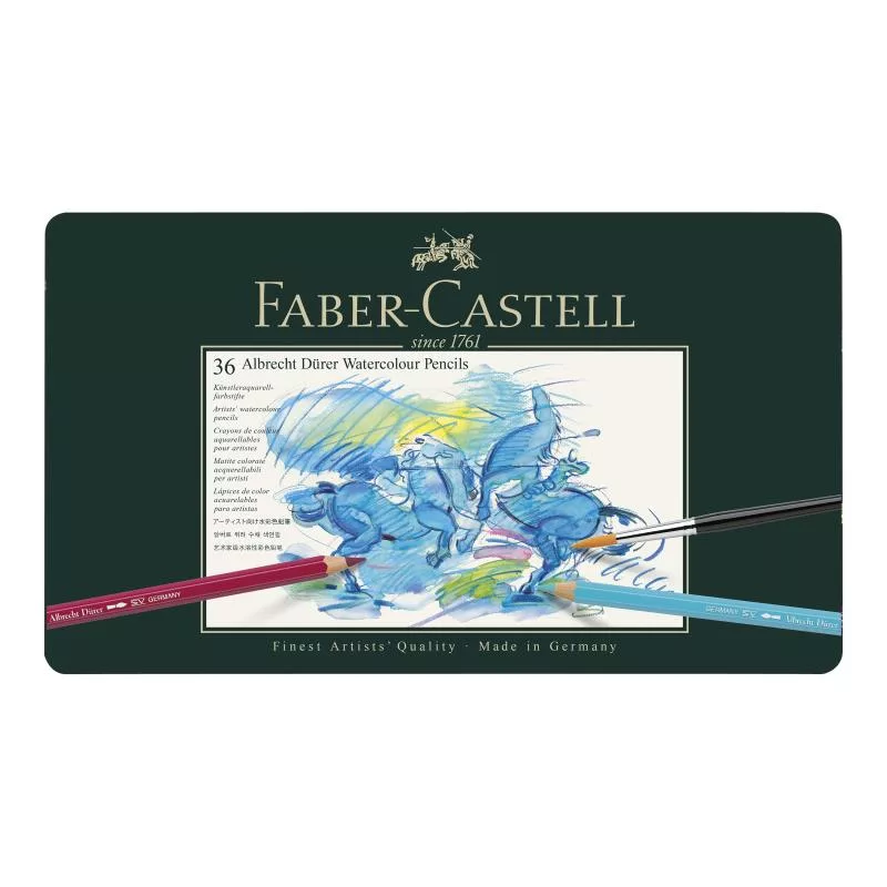 Faber-Castell Polychromos Farbstift-Set - 36 Stück - Metalldose - FC-117536