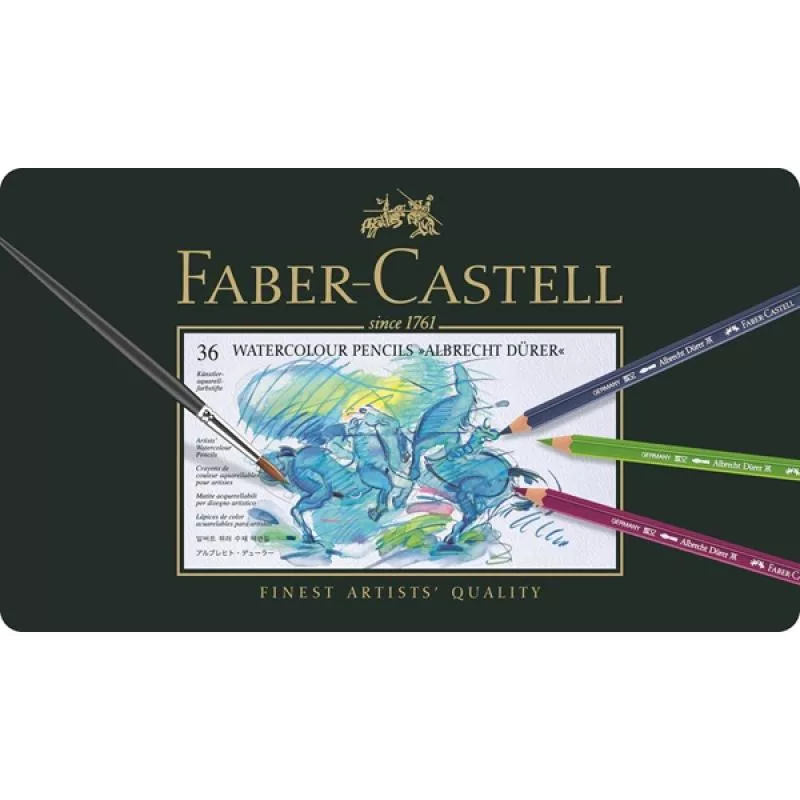 Faber-Castell Polychromos Farbstift-Set - 36 Stück - Metalldose - FC-117536