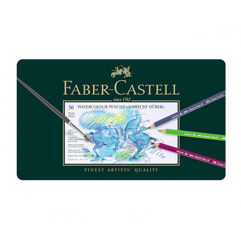 Faber-Castell Polychromos Farbstift-Set - 36 Stück - Metalldose - FC-117536