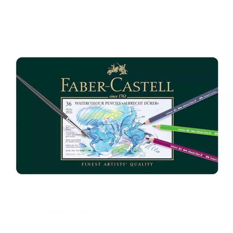Faber-Castell Polychromos Farbstift-Set - 36 Stück - Metalldose - FC-117536