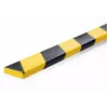 Durable S10 Kabelbrücke, PVC, Schwarz/Gelb, Flach, 1000 mm, 40 mm