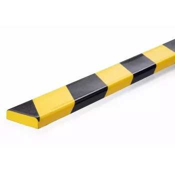 Durable S10 Kabelbrücke, PVC, Schwarz/Gelb, Flach, 1000 mm, 40 mm