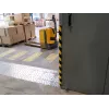 Durable S32R Bodenkabelschutz, PVC, Schwarz/Gelb, abgerundet, 1000 mm