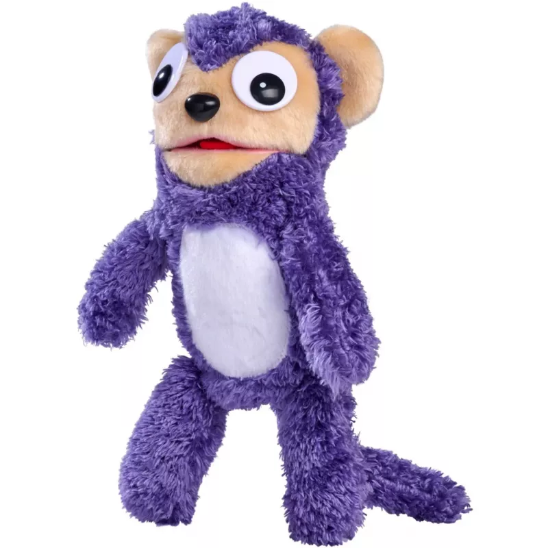 SIMBA ScreamerZ Affen-Kuscheltier mit Quietscher, Braun, 20 cm