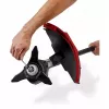 EINHELL Professional GP-BC 36/430 Li P BL-Solo Akku-Rasentrimmer, 36V (2x18V), Bürstenloser Motor, 43cm Schnittbreite, Rot/Schwarz, Akku & Ladegerät nicht im Lieferumfang