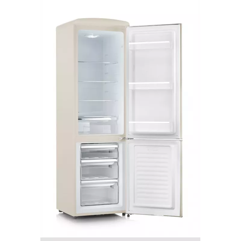 Severin RKG 8919 Retro Kühl-Gefrierkombination, 181/63 L, Creme