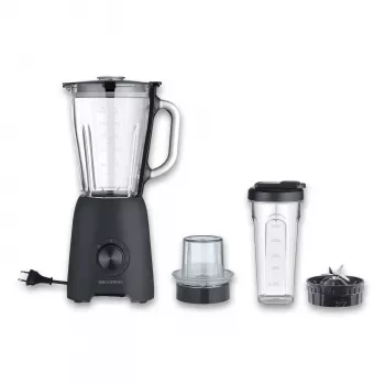 SEVERIN SM 3724 Automatischer Milchaufschäumer & -wärmer, 500 W, Edelstahl, Schwarz
