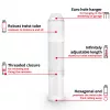 EINHELL-KWB SDS-plus Meißel-Set 250 mm, 4-teilig
