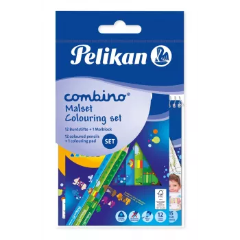 Pelikan 812726 Fasermaler, mehrfarbig, 12er-Pack