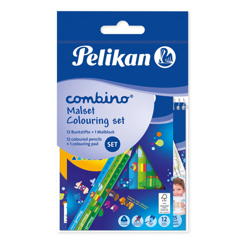 Pelikan 812726 Fasermaler, mehrfarbig, 12er-Pack
