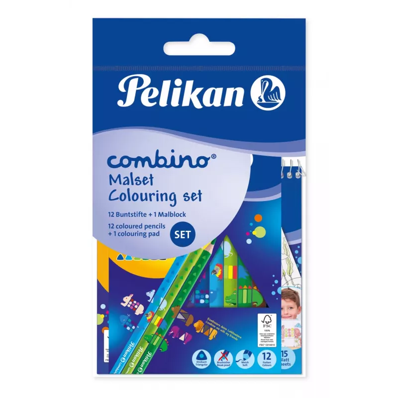 Pelikan 812726 Fasermaler, mehrfarbig, 12er-Pack