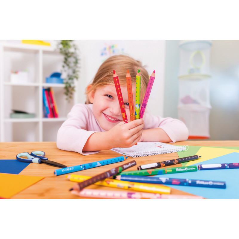 Pelikan 812726 Fasermaler, mehrfarbig, 12er-Pack