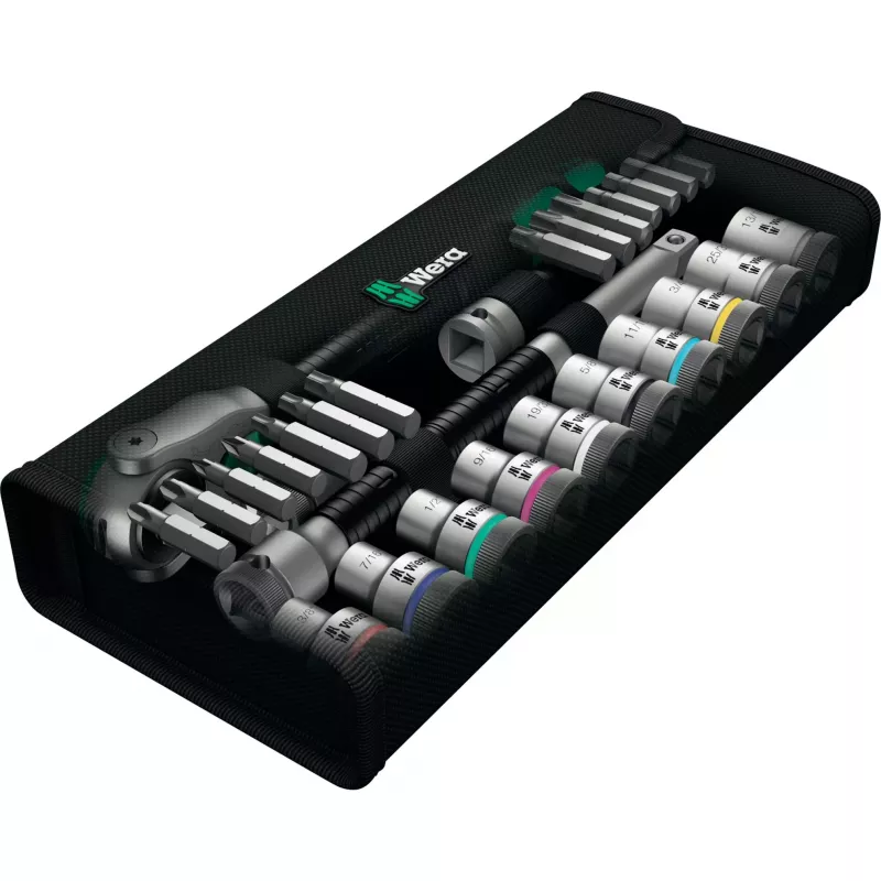 WERA Zyklop Speed Ratschen-Set 1/2 inch + Nüsse, 28-teilig