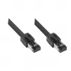 GoodConnections RNS® Cat.8.1 S/FTP Patchkabel, 0,5m, Schwarz, LSZH, 40 Gbit/s, 2000 MHz