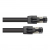 GoodConnections RNS® Cat.8.1 S/FTP Patchkabel, 0,5m, Schwarz, LSZH, 40 Gbit/s, 2000 MHz