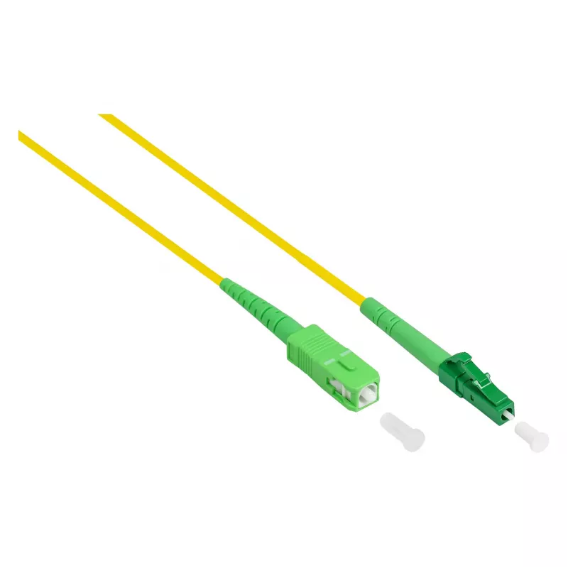 Good Connections OS2 Simplex LWL-Patchkabel LC/SC SM 9/125 1m Gelb
