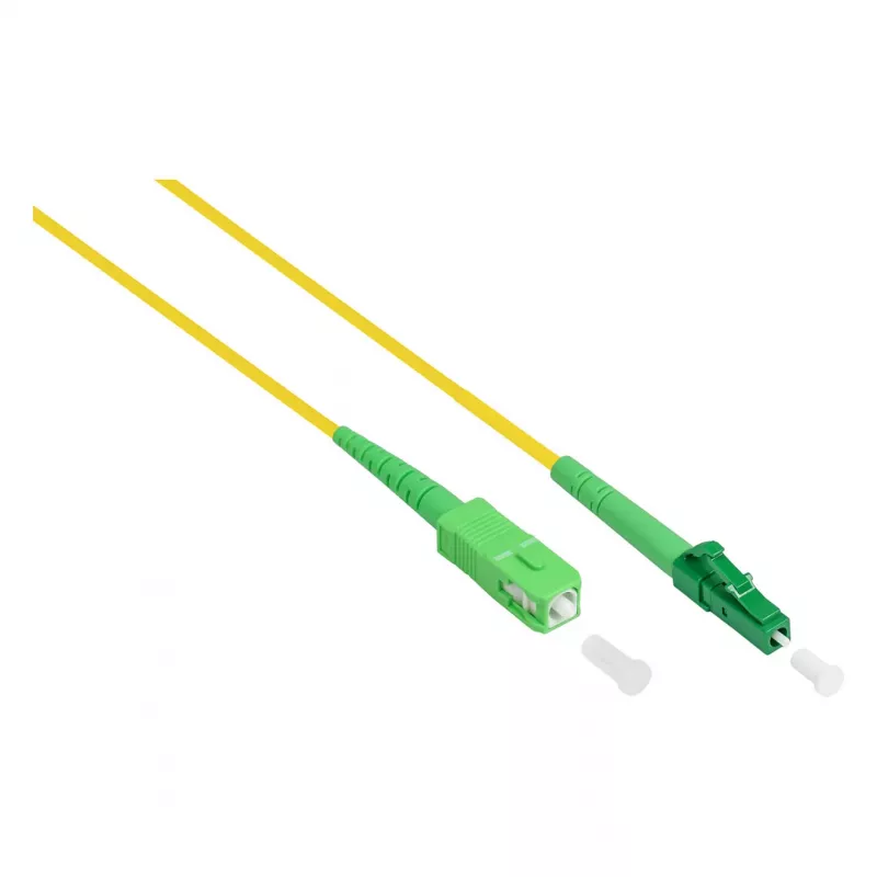 Good Connections OS2 Simplex LWL-Patchkabel LC/SC SM 9/125µm 2m Gelb