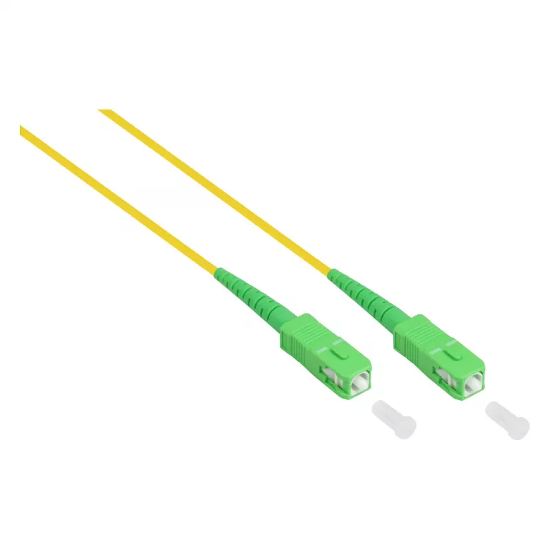 Good Connections OS2 Singlemode Glasfaser-Patchkabel LC/SC Duplex 9/125µm 3m Gelb