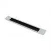 GoodConnections Brush Strip 380 mm x 57 mm für Good Connections® 19 Wandgehäuse FLAT-Pack (GC-RFxxxG), Lichtgrau (RAL7035)