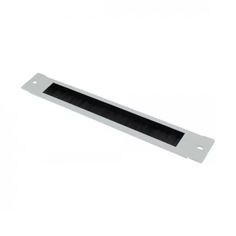 GoodConnections Brush Strip 380 mm x 57 mm für Good Connections® 19 Wandgehäuse FLAT-Pack (GC-RFxxxG), Lichtgrau (RAL7035)