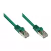 GoodConnections Alcasa RJ45-RJ45 Cat5e UTP Patchkabel 0,15m vergoldet Stecker-Stecker