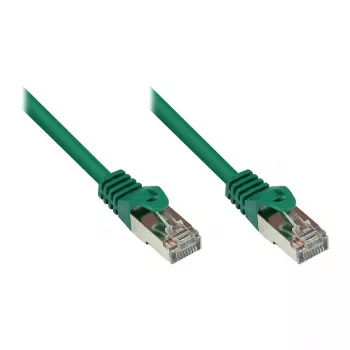 GoodConnections Alcasa RJ45-RJ45 Cat5e UTP Patchkabel 0,15m vergoldet Stecker-Stecker