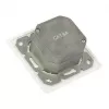 GoodConnections Cat.6A Netzwerk-Wandanschlussdose 2xRJ45 geschirmt Unterputz vertikaler Kabeleingang Signalweiß RAL9003