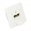 GoodConnections Netzwerkdose Cat. 6, 2xRJ45, geschirmt, Unterputz, designkompatibel, vertikaler Kabeleinführung, Perlweiß RAL 1013 (GC-N0025)