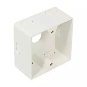 GoodConnections Aufputzgehäuse 80x80x40mm Perlweiß RAL 1013 GC-N0029