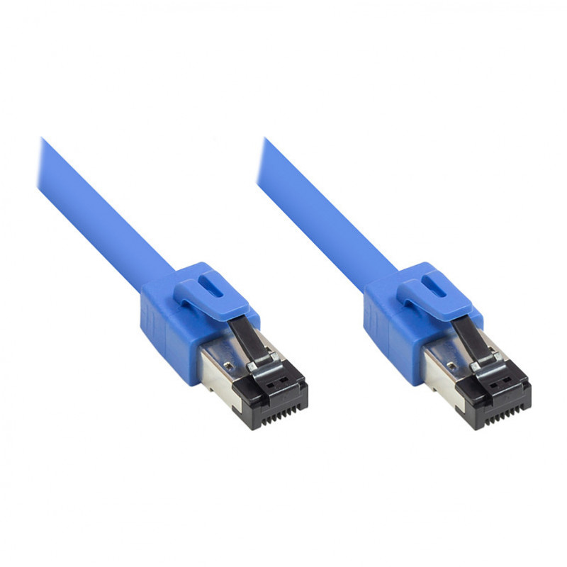 GoodConnections RNS® Cat.8.1 S/FTP PiMF LSZH Patchkabel 1,5m Blau