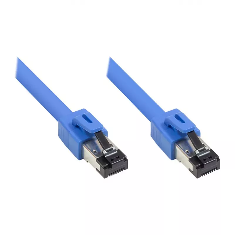 GoodConnections RNS® Cat.8.1 S/FTP PiMF LSZH Patchkabel 1,5m Blau