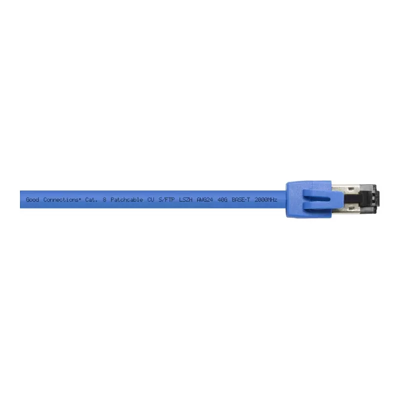 GoodConnections RNS® Cat.8.1 S/FTP PiMF LSZH Patchkabel 1,5m Blau