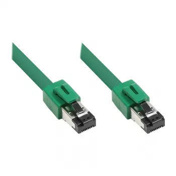GoodConnections RNS® Patchkabel Cat. 8.1, S/FTP, PiMF, LSZH, 2000MHz, 40Gbit/s, Grün, 2m