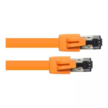 GoodConnections RNS® Cat.8.1 S/FTP Patchkabel, PiMF, LSZH, 2000MHz, 40Gbit/s, Orange, 0,5m