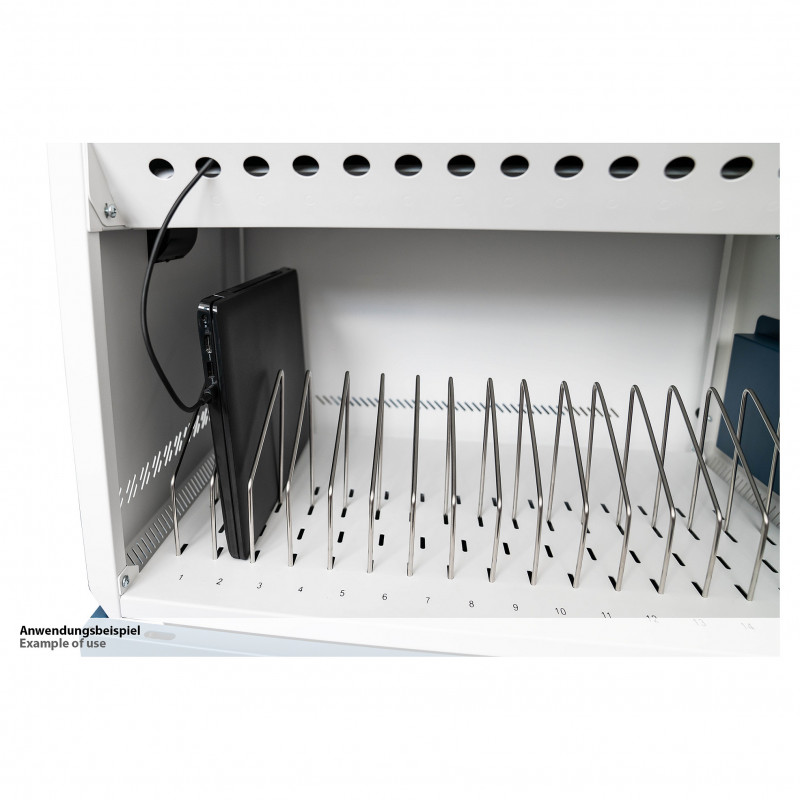 GoodConnections GEMMA N16 Notebook Charging Cabinet White/Blue
