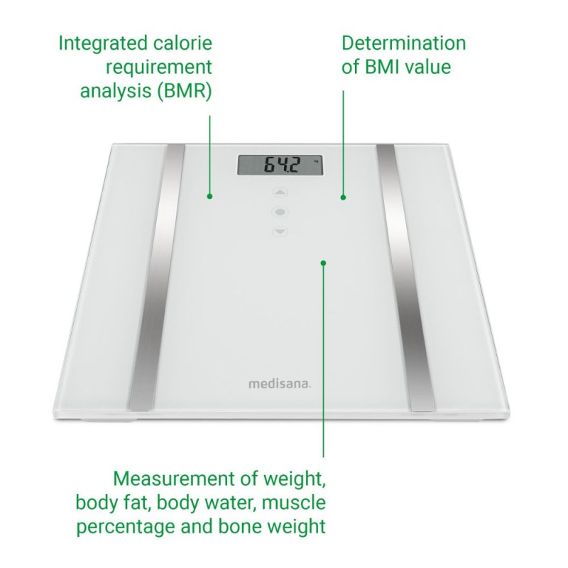 Medisana BS 483 Körperanalysewaage mit Bluetooth